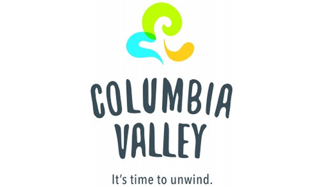 Graphic of the new logo for the Columbia Valley. 