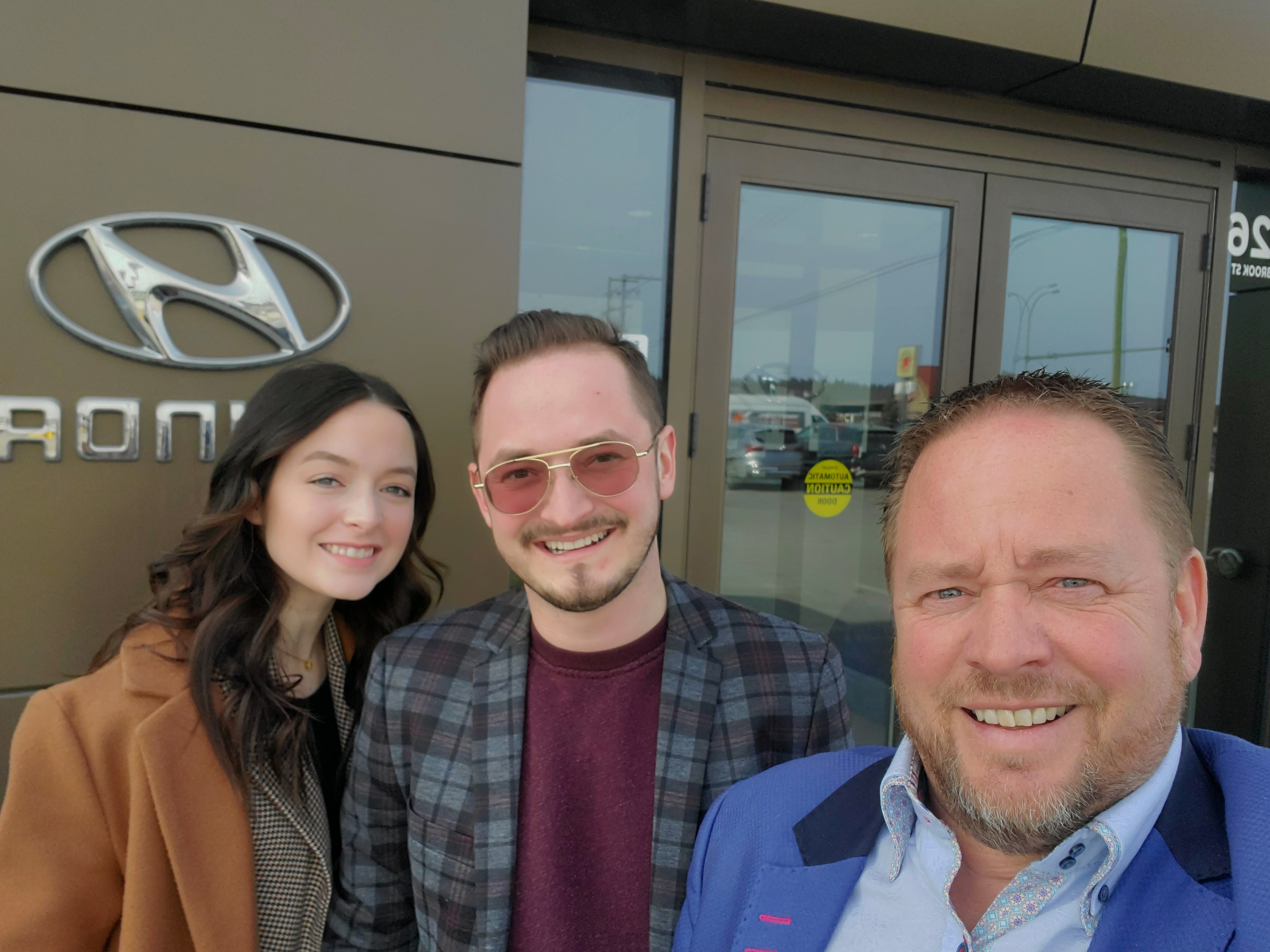 Cranbrook Hyundai is a locally run automotive dealership by the Bullock family. Shown from left to right are Raeanna, Dalton and Bob Bullock.