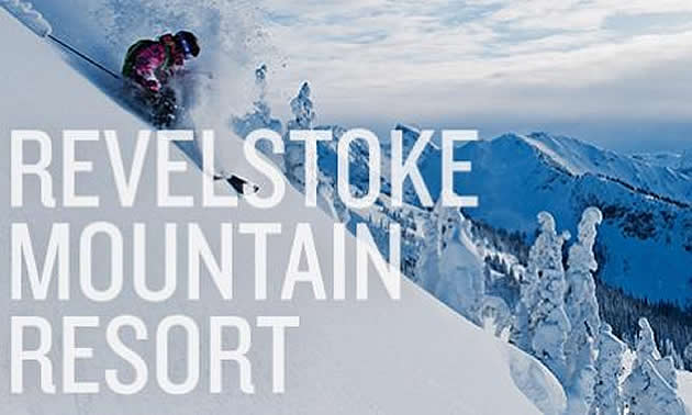 Skier enjoying the slopes at Revelstoke Mountain Resort