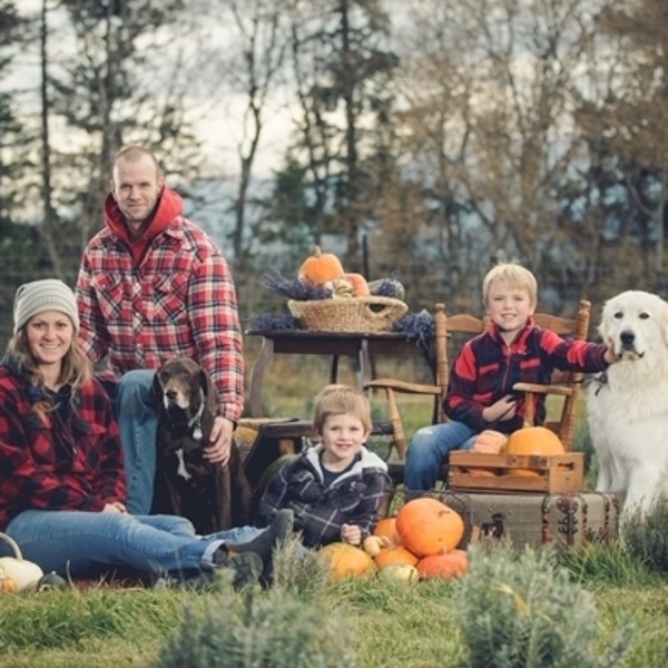 Kate and Matt Murphy, along with their two children and dog