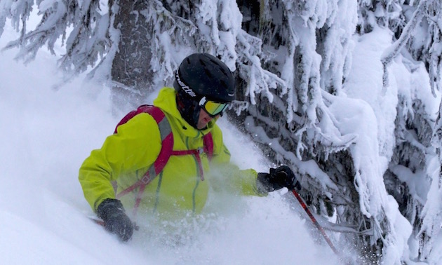 Dave MacLeod, CEO of Thoughtexchange, manages to find time to enjoy fresh powder at nearby Red Resort in his hometown of Rossland, B.C.