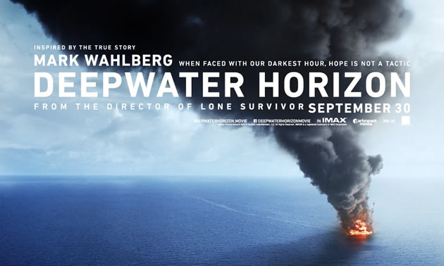 Movie poster for Deepwater Horizon. 