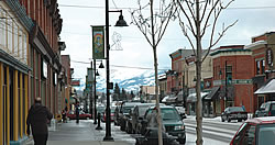 A shot of downtown Fernie 