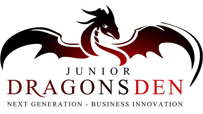 Junior Dragons Den logo. 