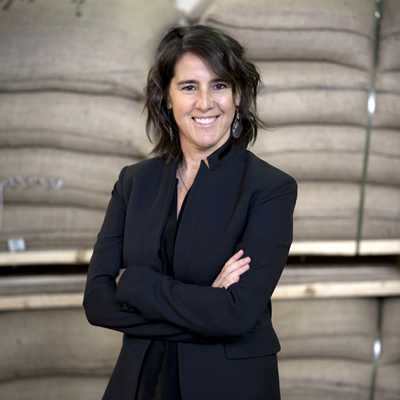Elana Rosenfeld, CEO of Kicking Horse Coffee in Inveremere. 