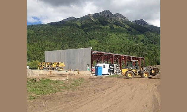 New construction site of Fernie Ford