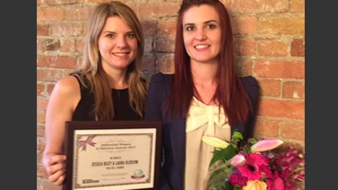 Owners of Fernie's Spa 901, Laura Oleksow and Jessica Riley, were also recognized by Kootenay Business with an Influential Women in Business Award earlier this year.  They were winners of the Fernie Chamber's Community Tourism Achievement Award as well.