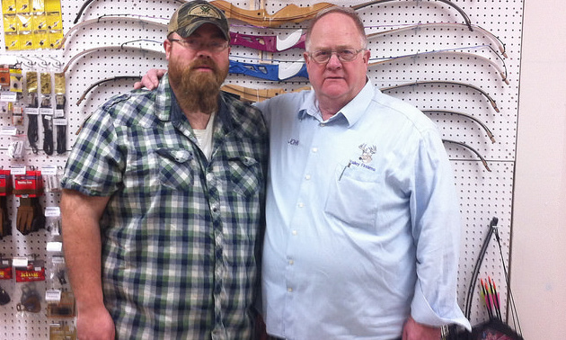Father-and-son team John Urquhart Sr. And John Urquhart Jr. operate Valley Firearms together in Trail, B.C.