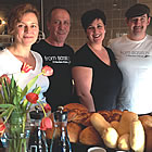 Owners and staff at From Scratch restaurant in Fairmont Hot Springs, BC