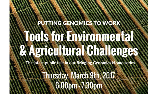 Genome BC's Bringing Genomics Home speaker series returns to the College of the Rockies on March 9th. 