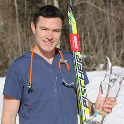 Retired National Cross Country Ski Team member George Grey.