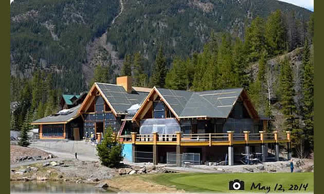 The new Greywolf Golf course still in its building stage