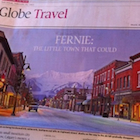 A cover-shot of the Globe and Mail newspaper