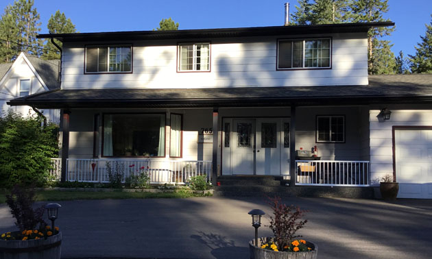An executive home on 10 acres along the Kettle River in Grand Forks, BC.