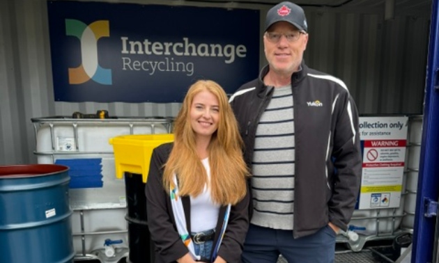 Jenn Robson standing next to Niles Clarke