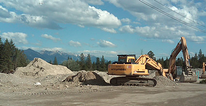 Photo of a construction site