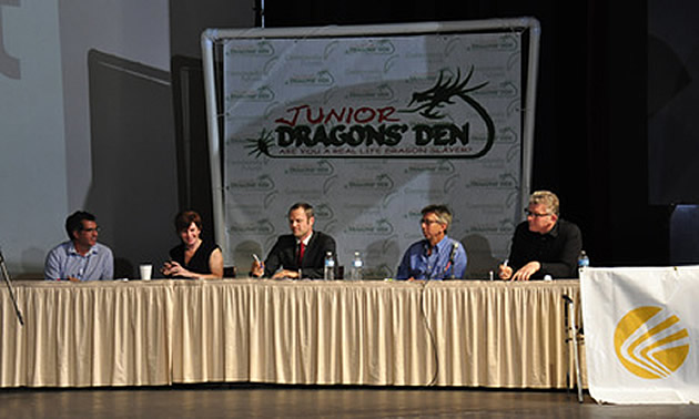 Junior dragon's den panel