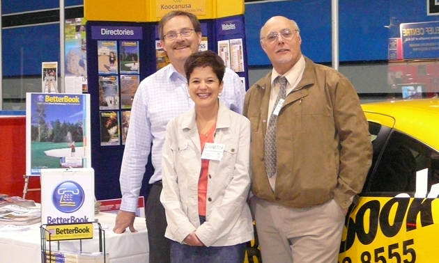 Keith and Linda Powell with Murray Potyok