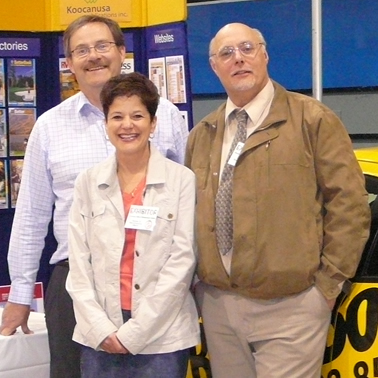 Keith and Linda Powell with Murray Potyok