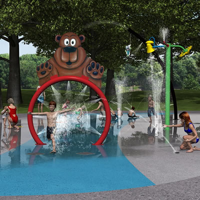 An artist’s rendering of the Kimberley Splash Park, which is being supported by the Trust’s Recreation Infrastructure Grants.
 