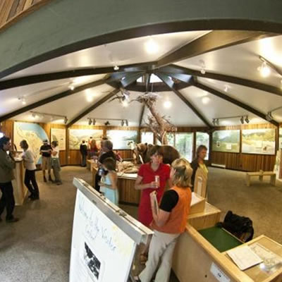 Picture of Kokanee Creek Visitor Centre, located on Kootenay Lake. 