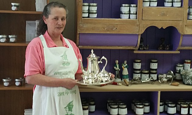 Laura Young, herbalist and wild craft artisan shop owner