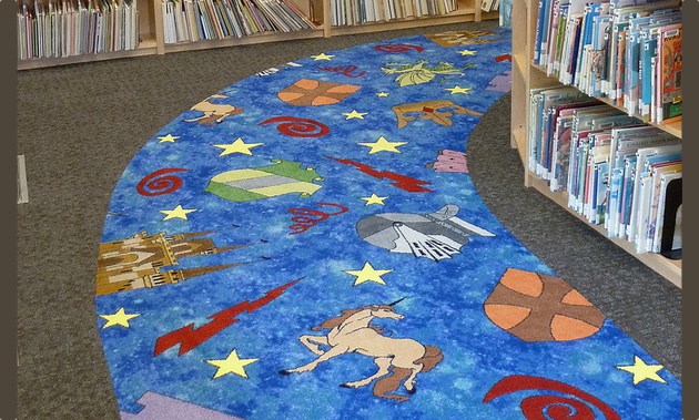A fun commercial project  by Gordon Wall Floorcoverings in Trail, BC.