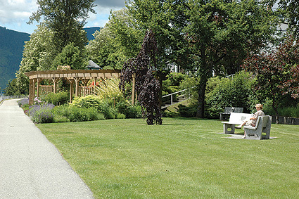 Nakusp park scene