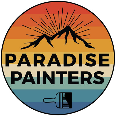 Logo for Paradise Painters. 