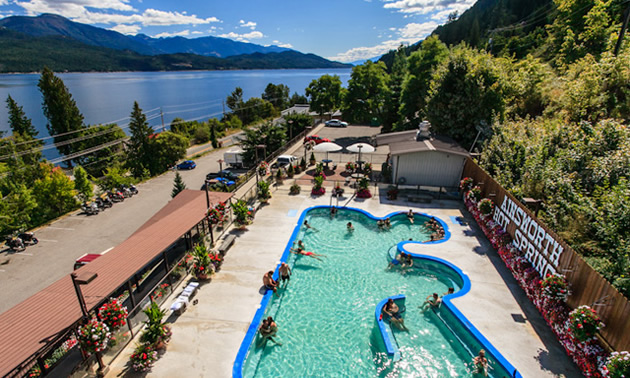 View of Ainsworth Hot Springs Resort pool