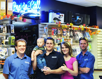 The Pro-to-Call staff standing in the store