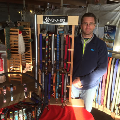 Tanner De Bruyne recently had his line of Pup-A-Tire products on display at the Cranbrook Winter Market.
