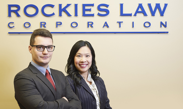 Graeme Nunn and Karen Tse, principals at Rockies Law Corporation.