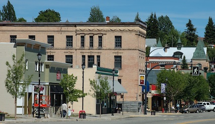 Photo of downtown Rossland