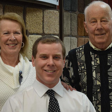 Clint Eaton, owner/operator of Cranbrook Flooring Ltd. with his parents, Harold and Peggy Eaton.
Marie Milner photo