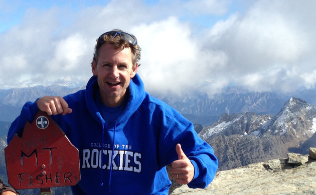 TOP OF THE WORLD, MA: Well, top of Fisher Peak, anyway. Jeff Cooper, manager of International Education at College of the Rockies in Cranbrook, says overseas students are amazed at the vast terrain of the East Kootenay.