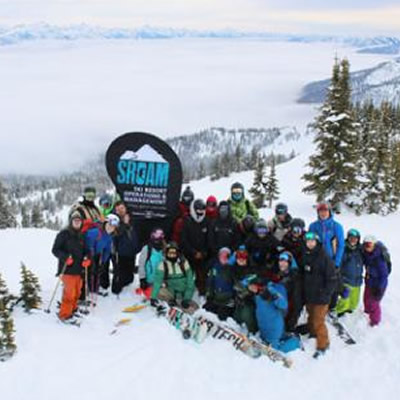 Students in the Selkirk College Ski Operations & Management Program. 