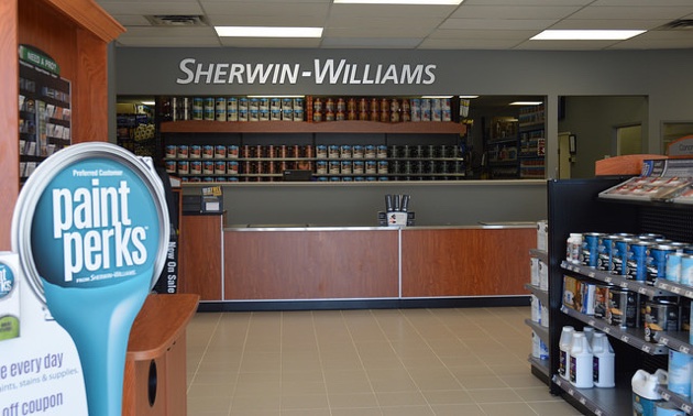 The new Sherwin-Williams store in Cranbrook.