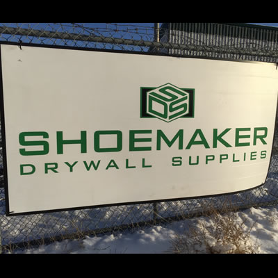 Shoemaker Drywall Supplies sign