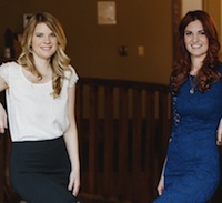 Jessica Riley (R) and Laura Oleksow (L), the new owners of Spa 901, in Fernie, B.C. 