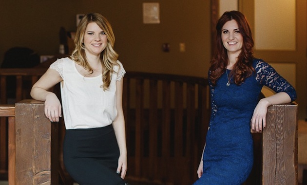 Jessica Riley (R) and Laura Oleksow (L), the new owners of Spa 901, in Fernie, B.C. 