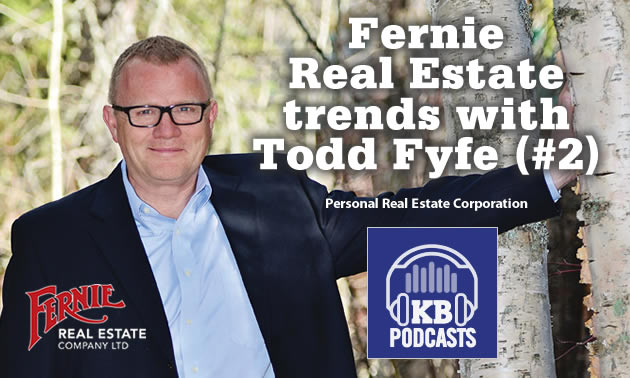 Todd Fyfe, owner and managing broker at Fernie Real Estate in Fernie. 