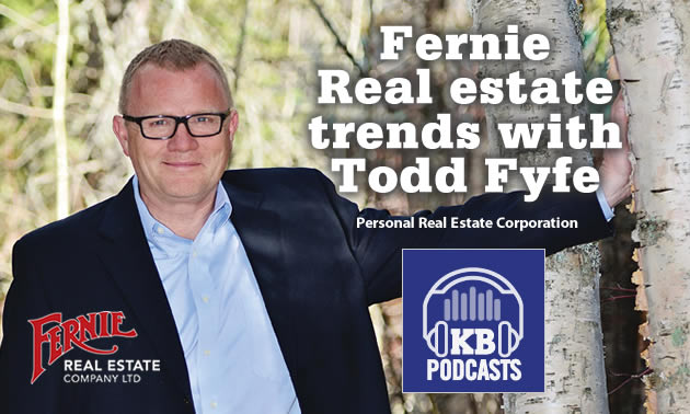 Todd Fyfe, owner and managing broker at Fernie Real Estate in Fernie. 