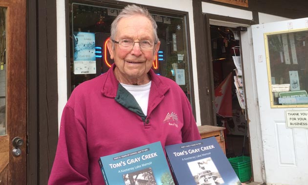 Tom Lymbery's new book is now available at local book stores throughout the Kootenays.