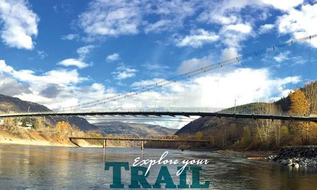 Construction on what will be one of the longest pedestrian suspension bridges in North America is underway in the City of Trail. 