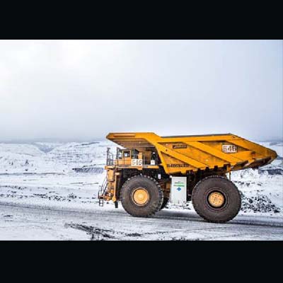Picture of haul truck. 