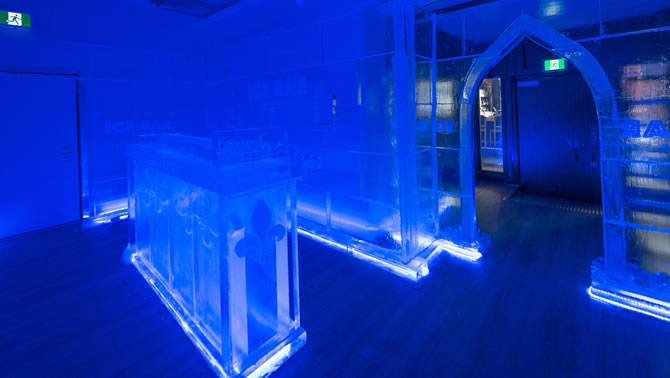 Picture of the Vodka Ice Bar in Fernie. 