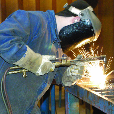 Picture of a welder. 
