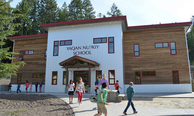 The Yaqan Nukiy School at the Ktunaxa reserve in Creston, B.C., has recently opened a new school building.
